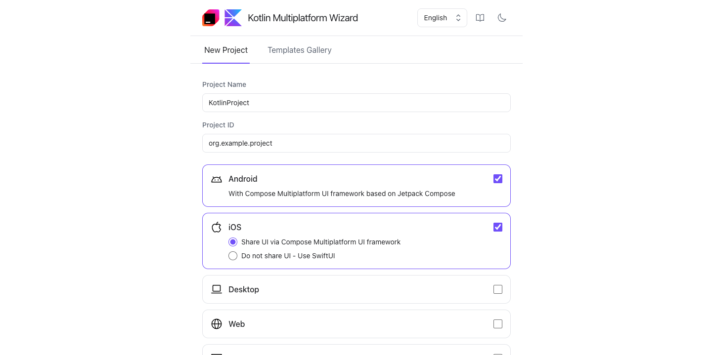 Kotlin Multiplatform старт
